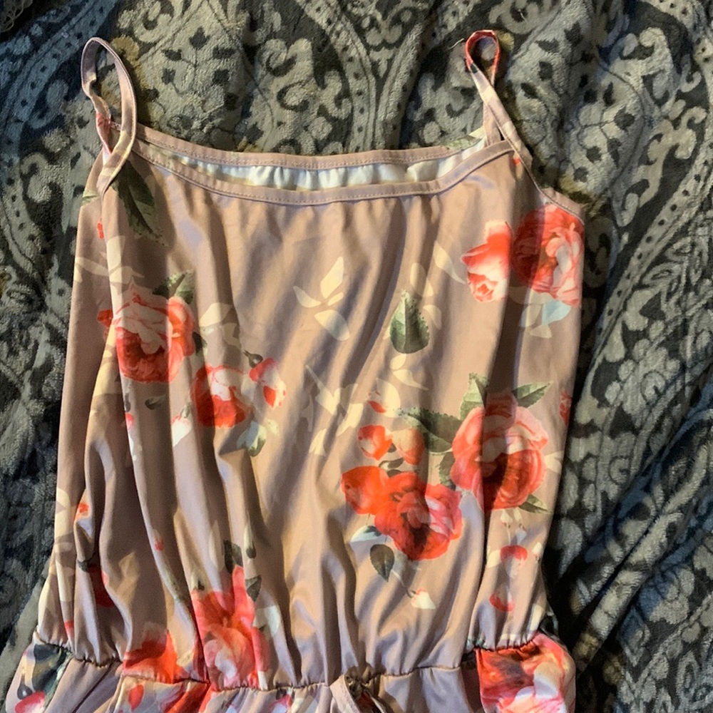 flower jump suit
